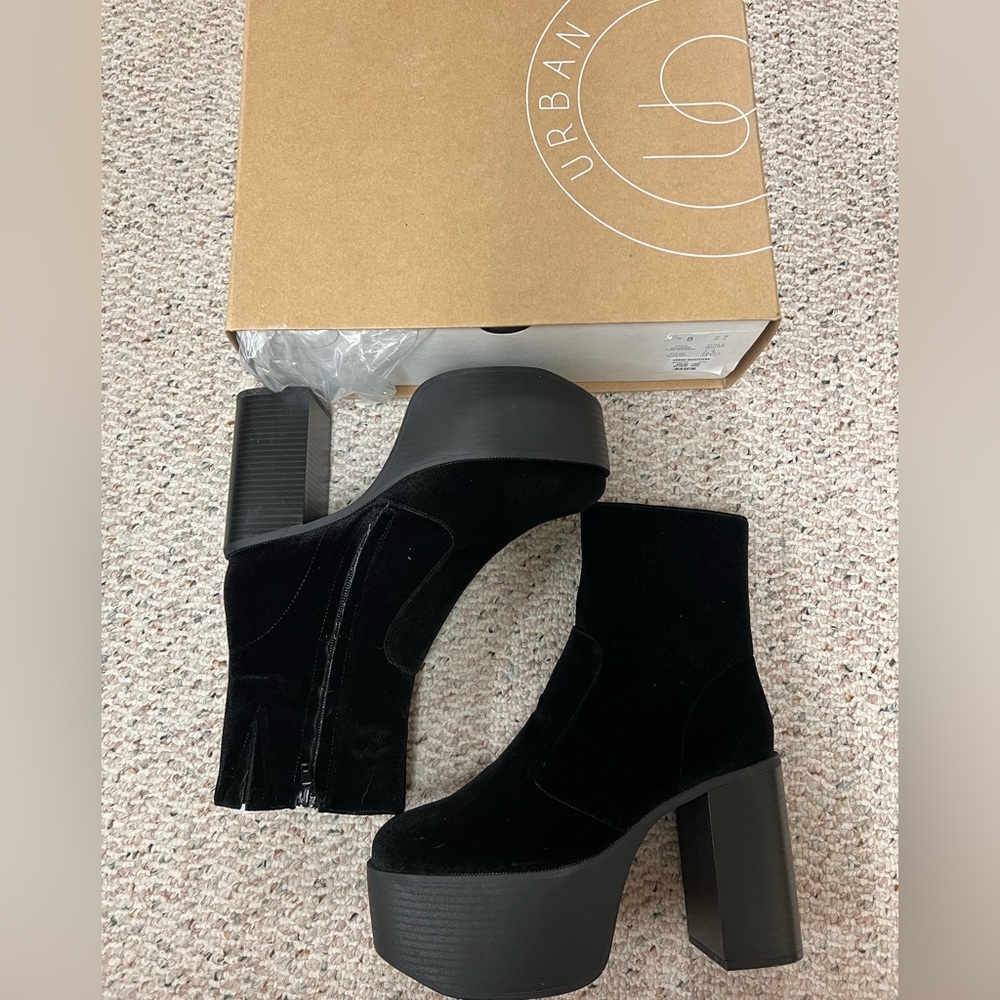 Urban Outfitters Black Platform Shoes